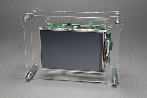 OpenDisplayCase with Raspberry Pi B+ and NeoSec TinyLCD 3.5 inch