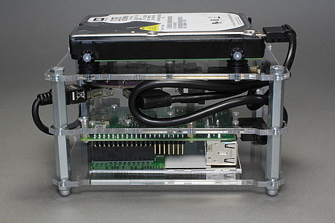 Raspberry Pi 2 B Mediaplayer Box - OpenDisplayCase - Bottom