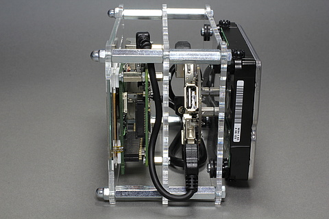 Raspberry Pi 2 B Mediaplayer Box - OpenDisplayCase - Right