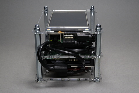 Raspberry Pi 3 B Mediaplayer Box - OpenDisplayCase - Left