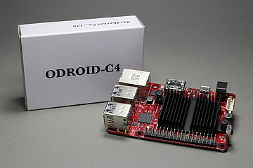 ODROID-C4 (Hardkernel)  - quad core 2.0 GHz + 4 GB RAM