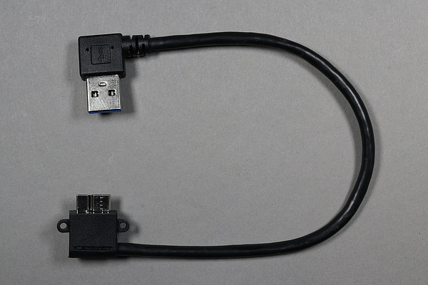 Micro USB 3.0 cable angled 27cm