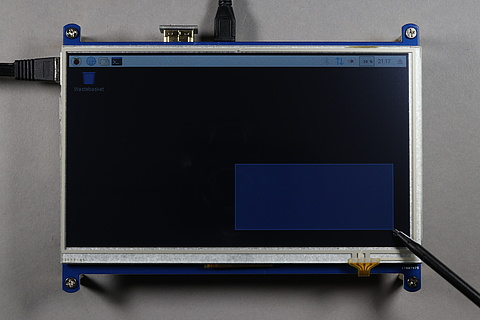 Raspberry Pi + Display Waveshare LCD 1024×600 HDMI Touch