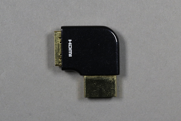 deleyCON HDMI Adapter angle 90° left